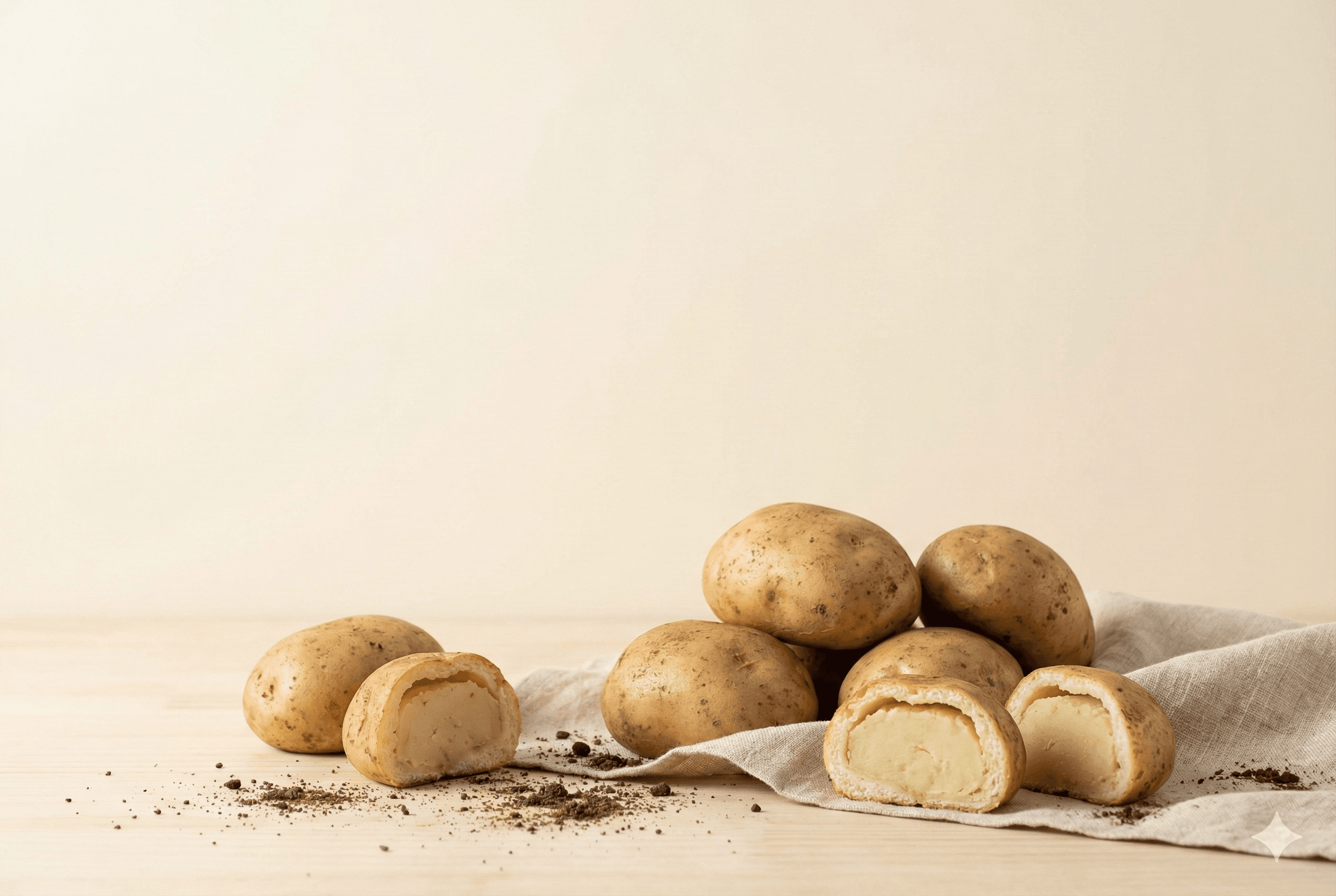 부안감자빵과 부안감자 이미지